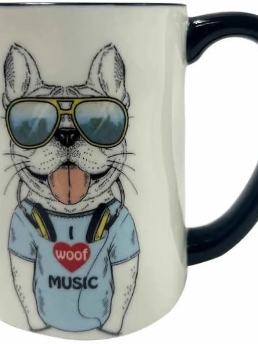 NIB Hipster Animal Mug Set of Six Animal Character Signature Housewares - Picture 3 of 8